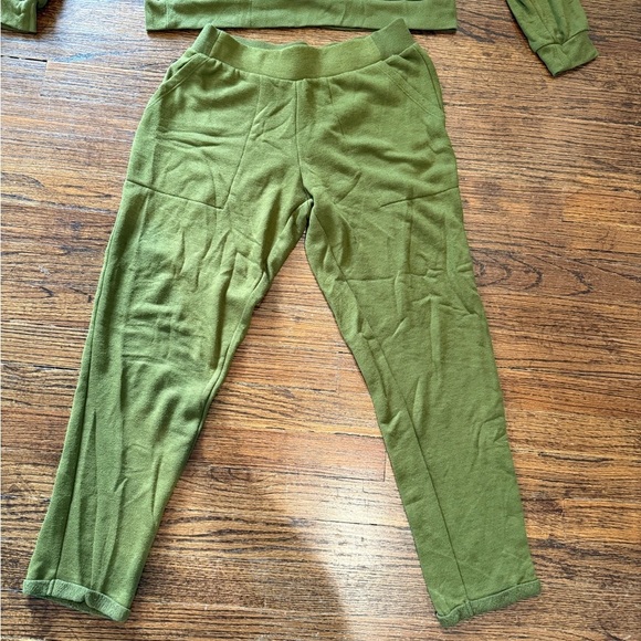 Stars Above Olive Green Sweat Set - Picture 2 of 6